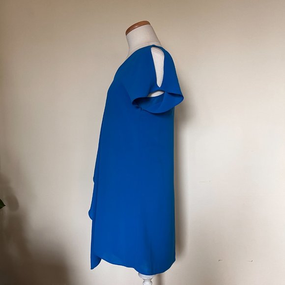 Adrianna Papell Blue Midi Dress 2P - Picture 6 of 15